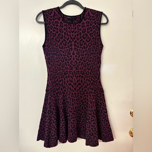 RVN Dresses & Skirts - RVN | Dresses | Rvn Burgundy Leopard Print Mini Dress Sz Large